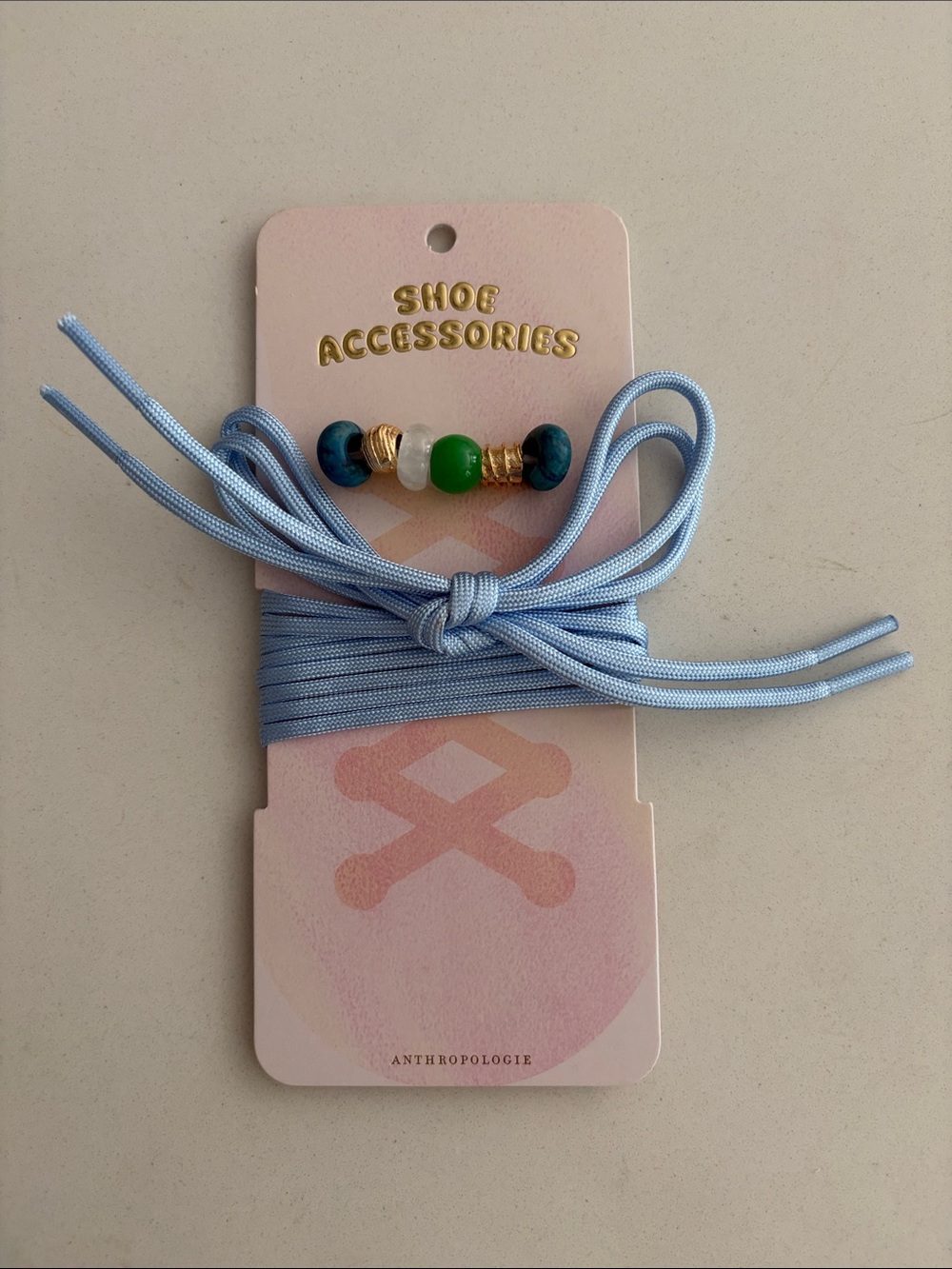Anthropologie Light Blue Shoe Laces